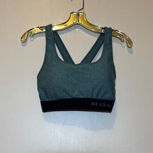 Under Armour Green Sports Bra with Black Band